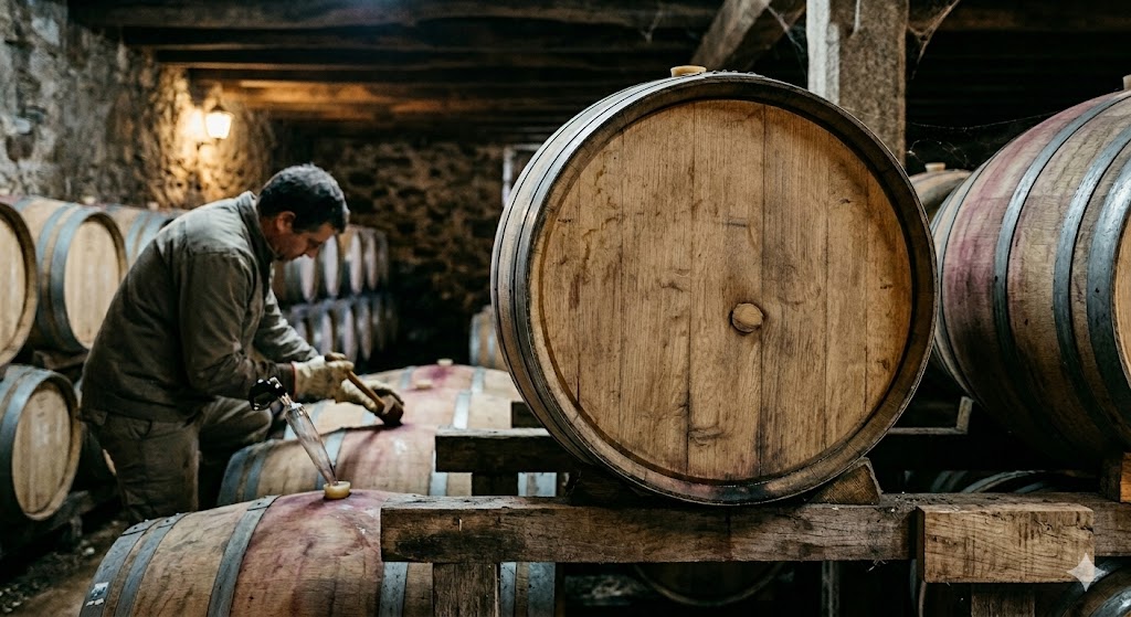 vinho barrica caravalho